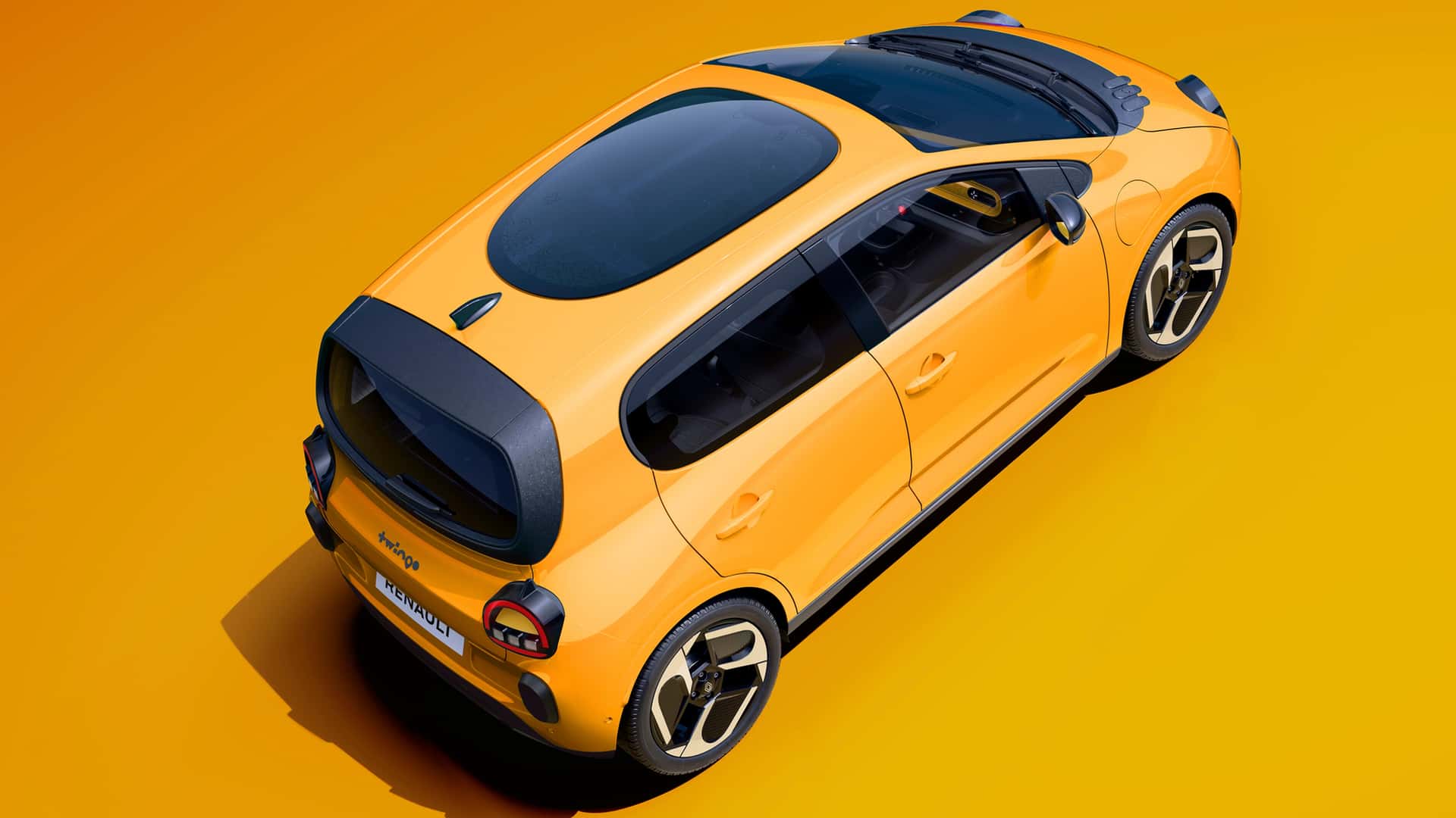 Renault's cheerful Twingo EV gets a weird glass roof