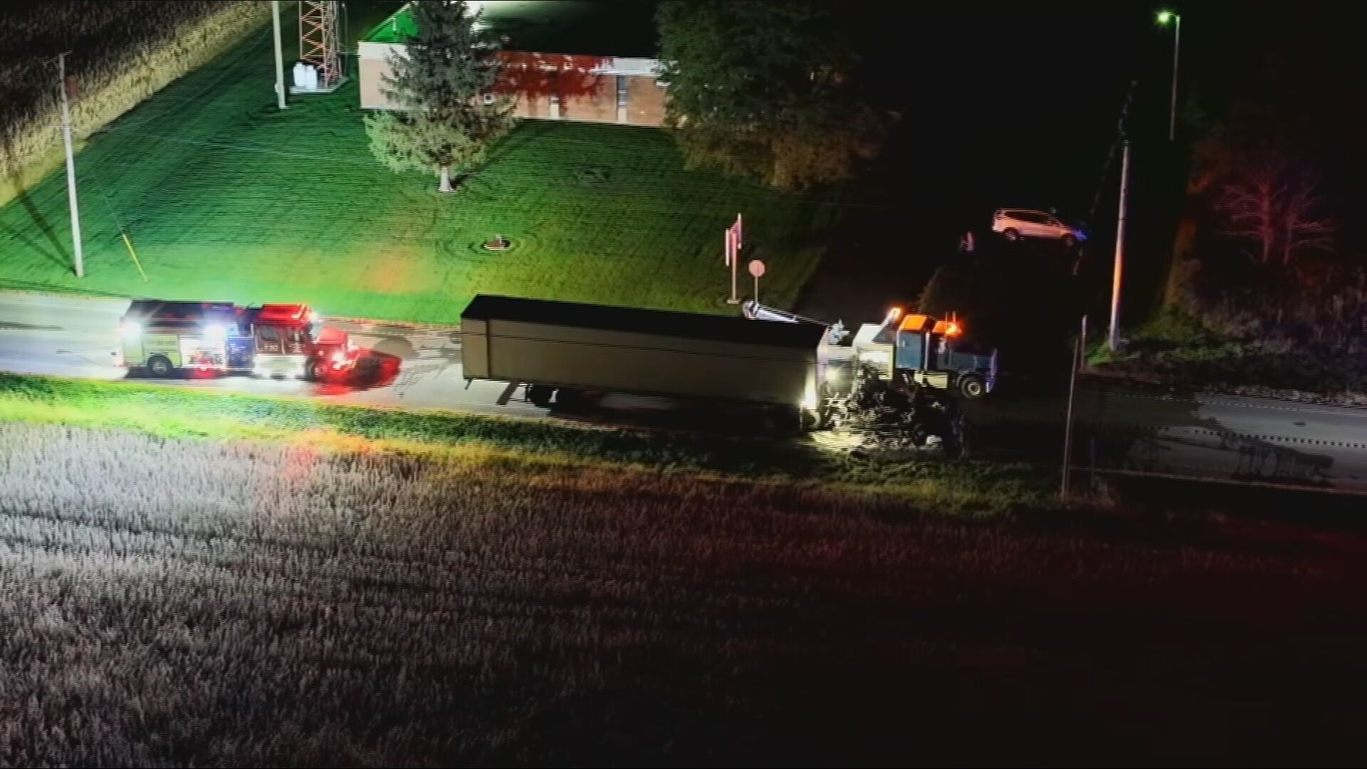 Busy reopens after semi fire near Preble Co. truck stop
