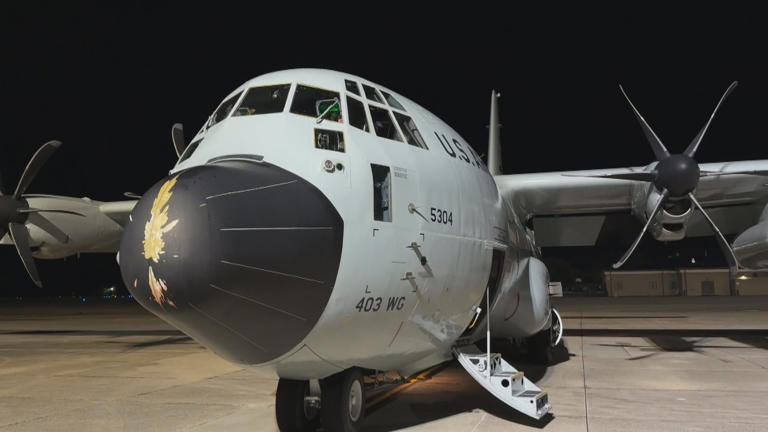 Hurricane hunters fly into Tropical Storm Isaias