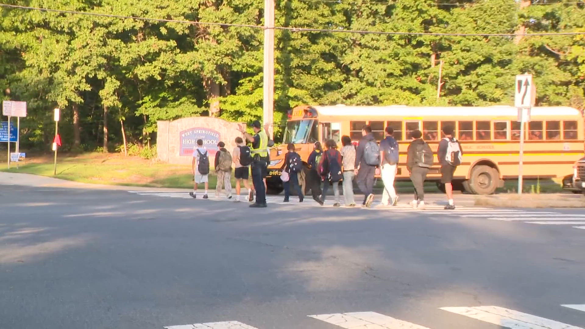 DMV kids participating in Walk and Roll Day