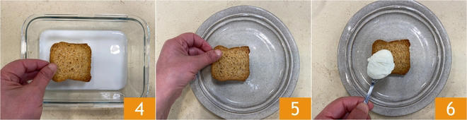 No-bake yogurt dessert with rusks