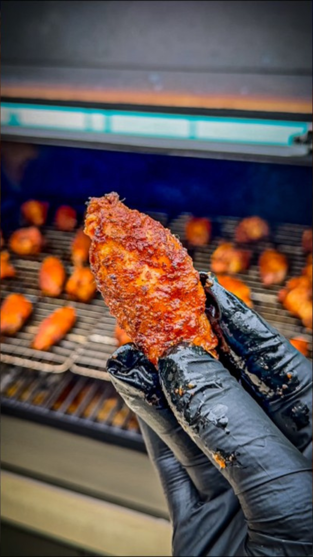 A simple method for pellet grilled chicken wings