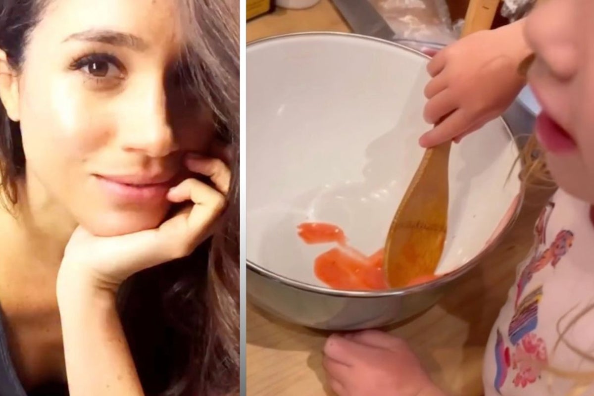 Lilibet’s American accent heard as Meghan shares rare home video