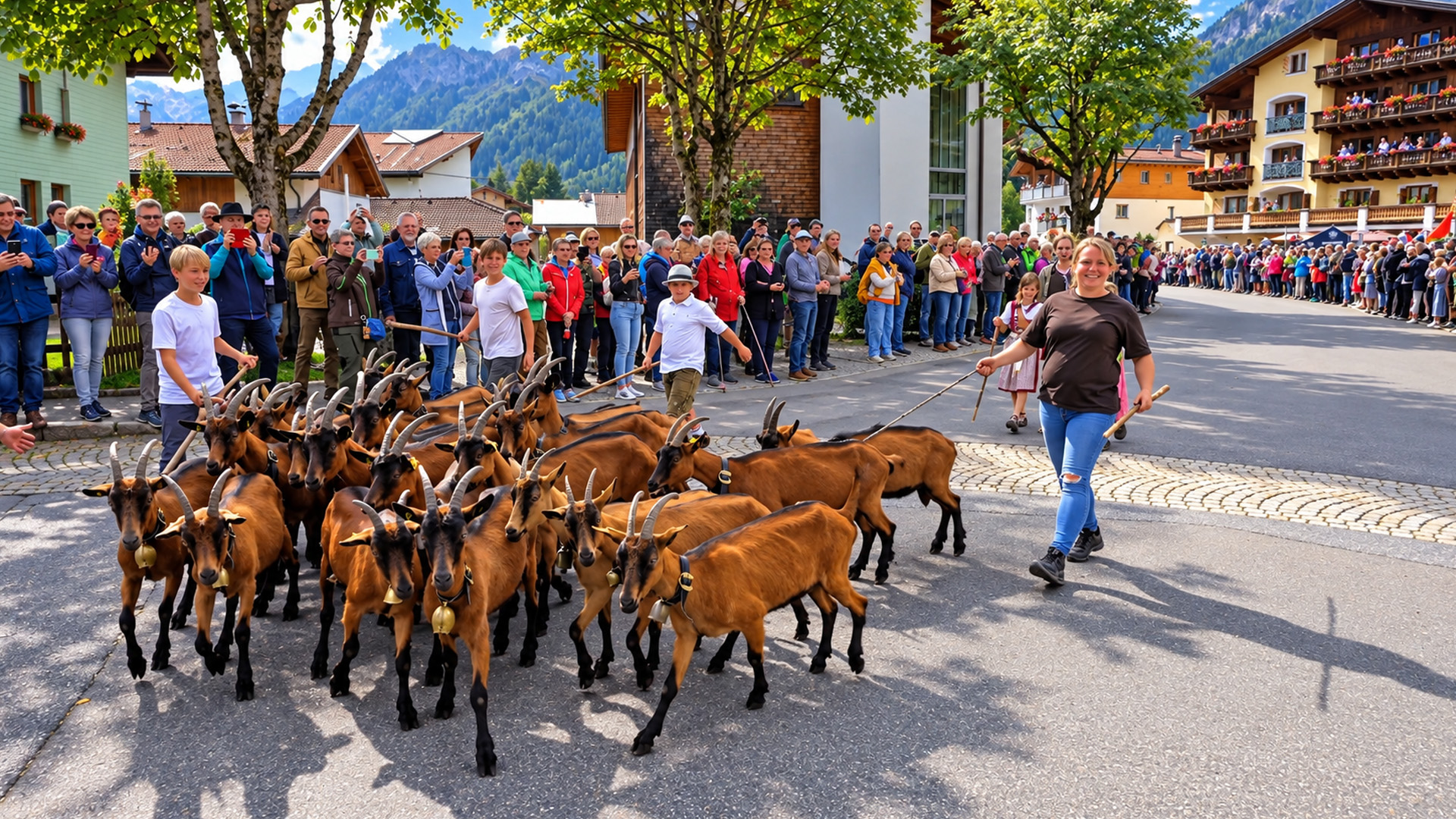 Tannheim cow parade brings 700 animals home (4K)