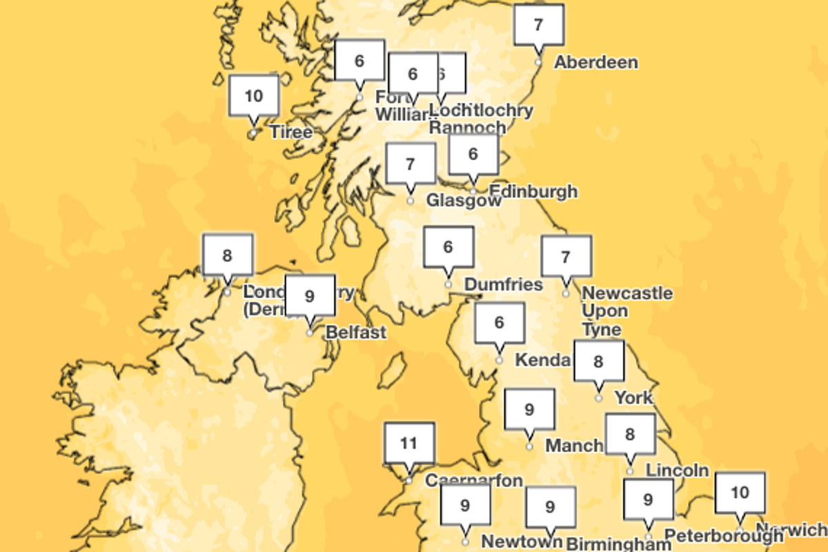 Mapped: UK set for coldest night of autumn so far