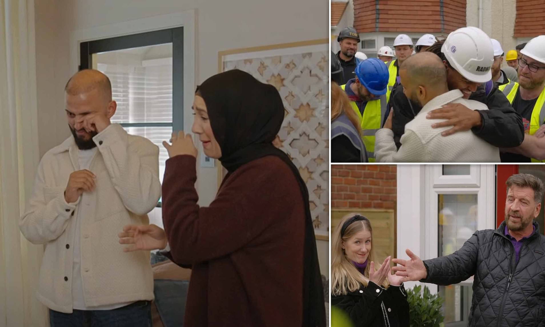 Deaf couple in tears as DIY SOS volunteers help rebuild home after ...