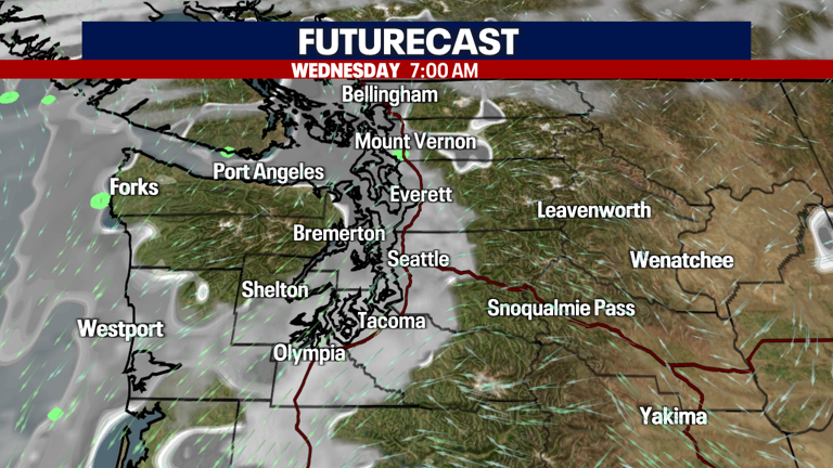 Seattle weather: Another foggy start Wednesday, afternoon sunshine