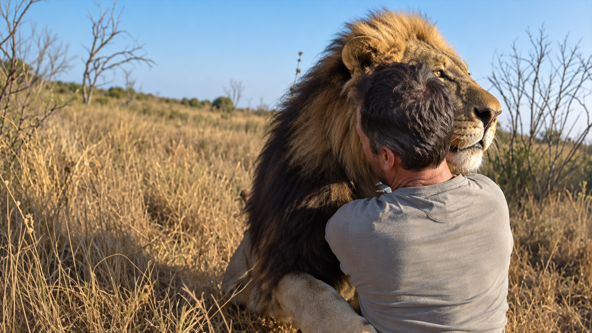 The bond behind the lion whisperer