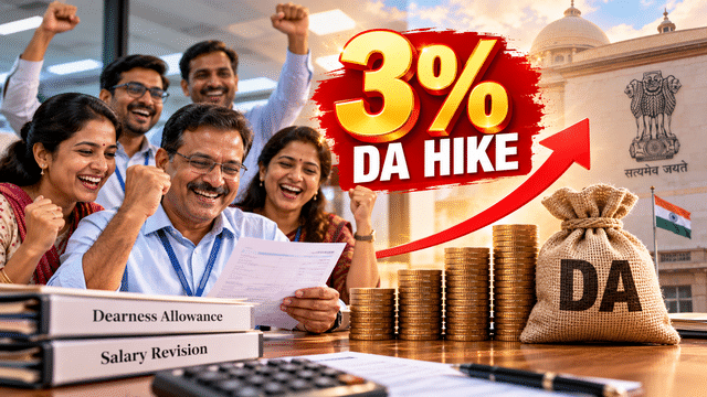 3% hike in DA: Big good news for these employees ahead of the festive ...