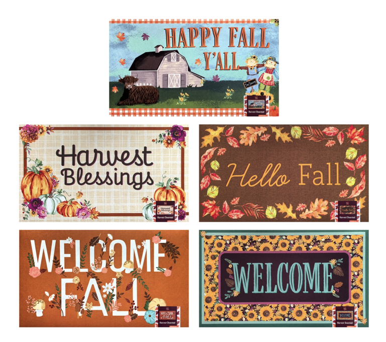 Dollar Tree's $5 welcome mats are fall's cutest front-door find