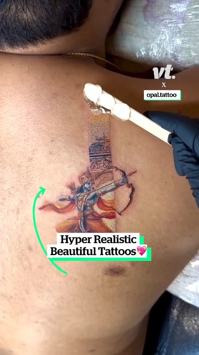 Hyper realistic tattoos