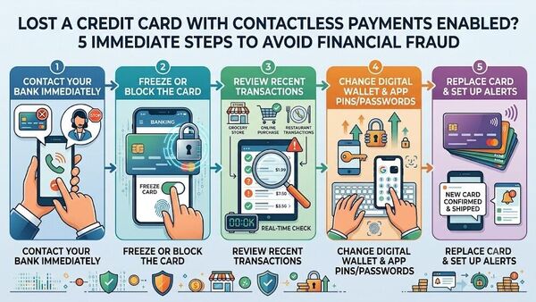 Lost your credit card? 5 steps you should take immediately to avoid fraud