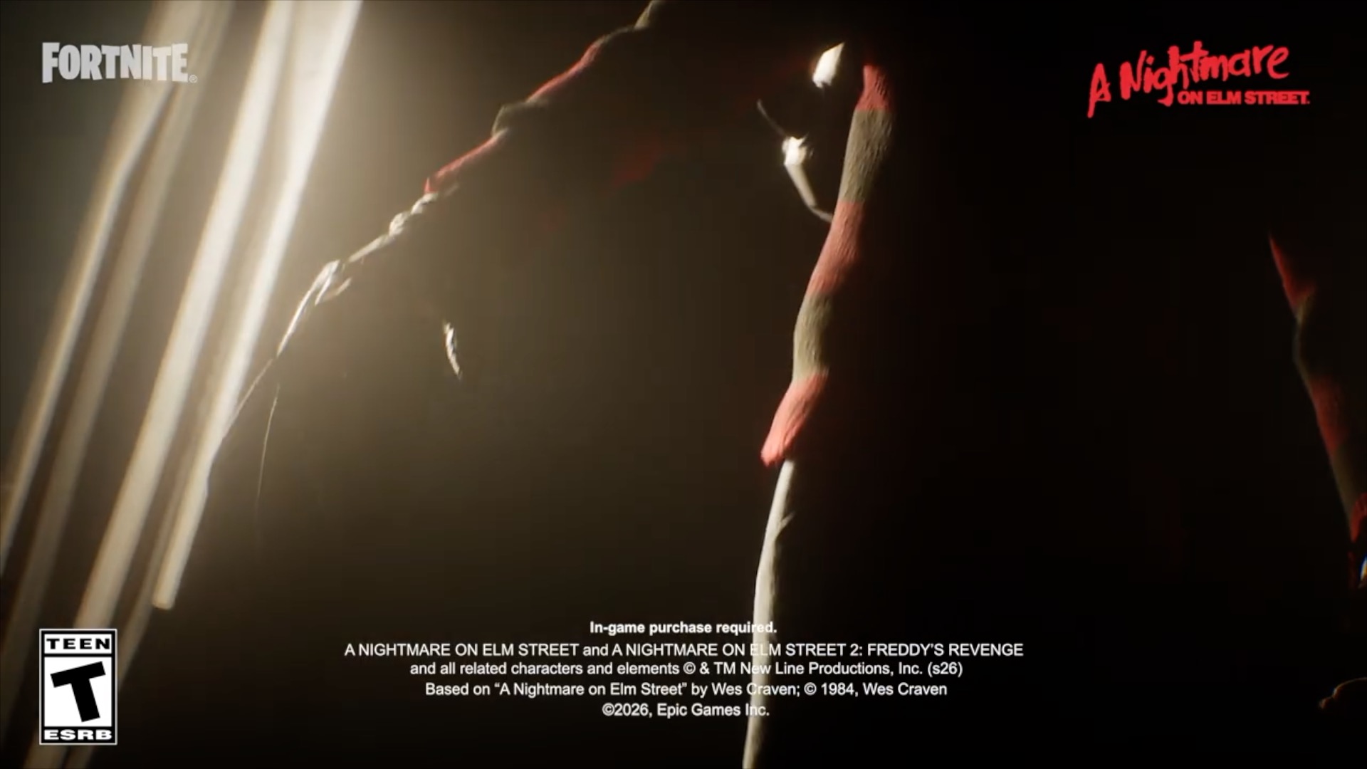 Fortnite official Freddy Krueger trailer