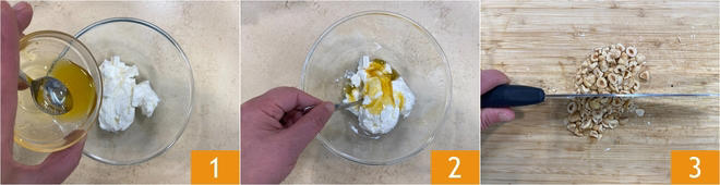 No-bake yogurt dessert with rusks
