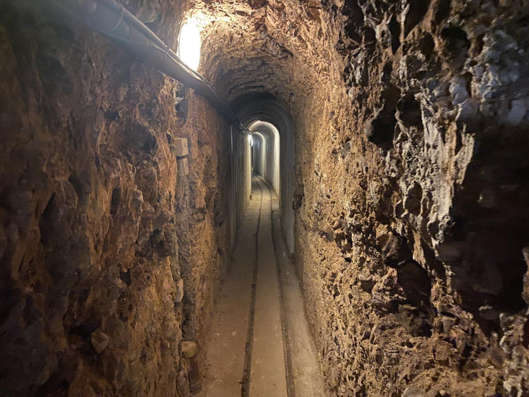 House with 15m-deep tunnels and underground railway on sale for £300k