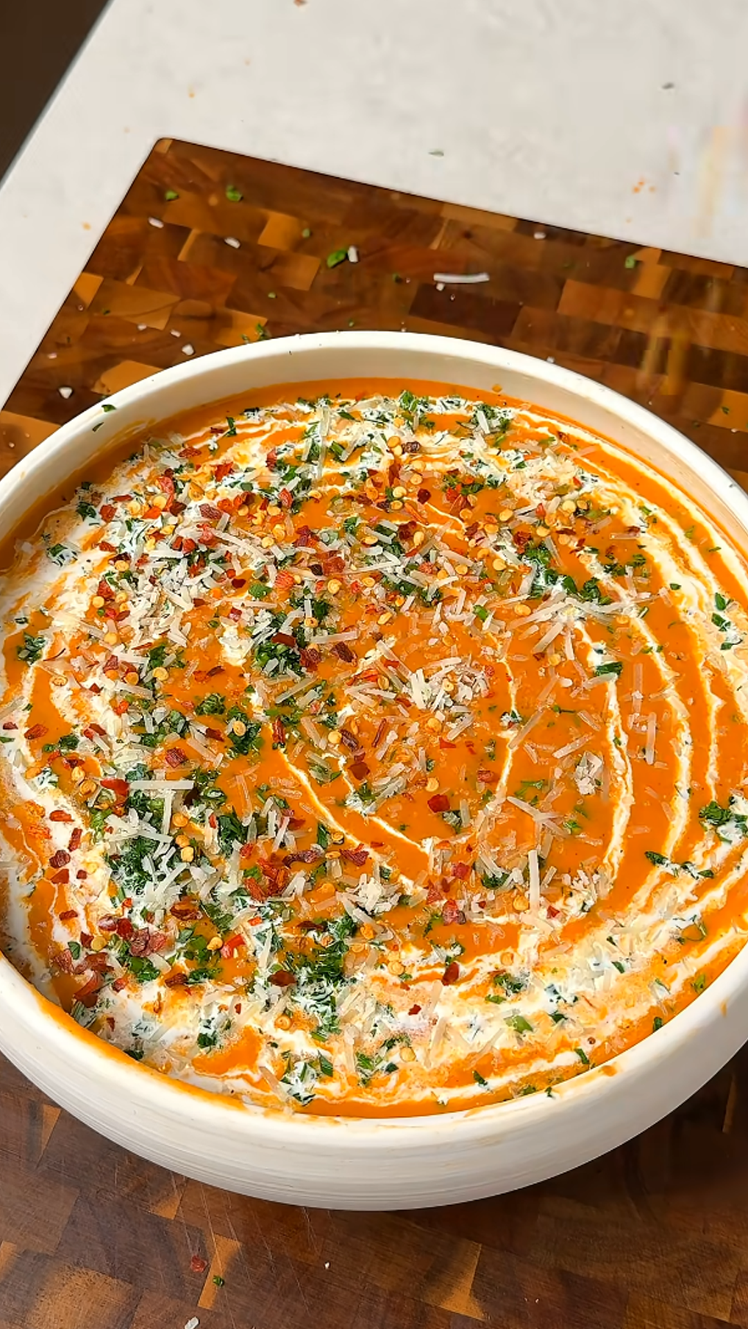 Simple one pot tomato gnocchi soup ready in thirty minutes