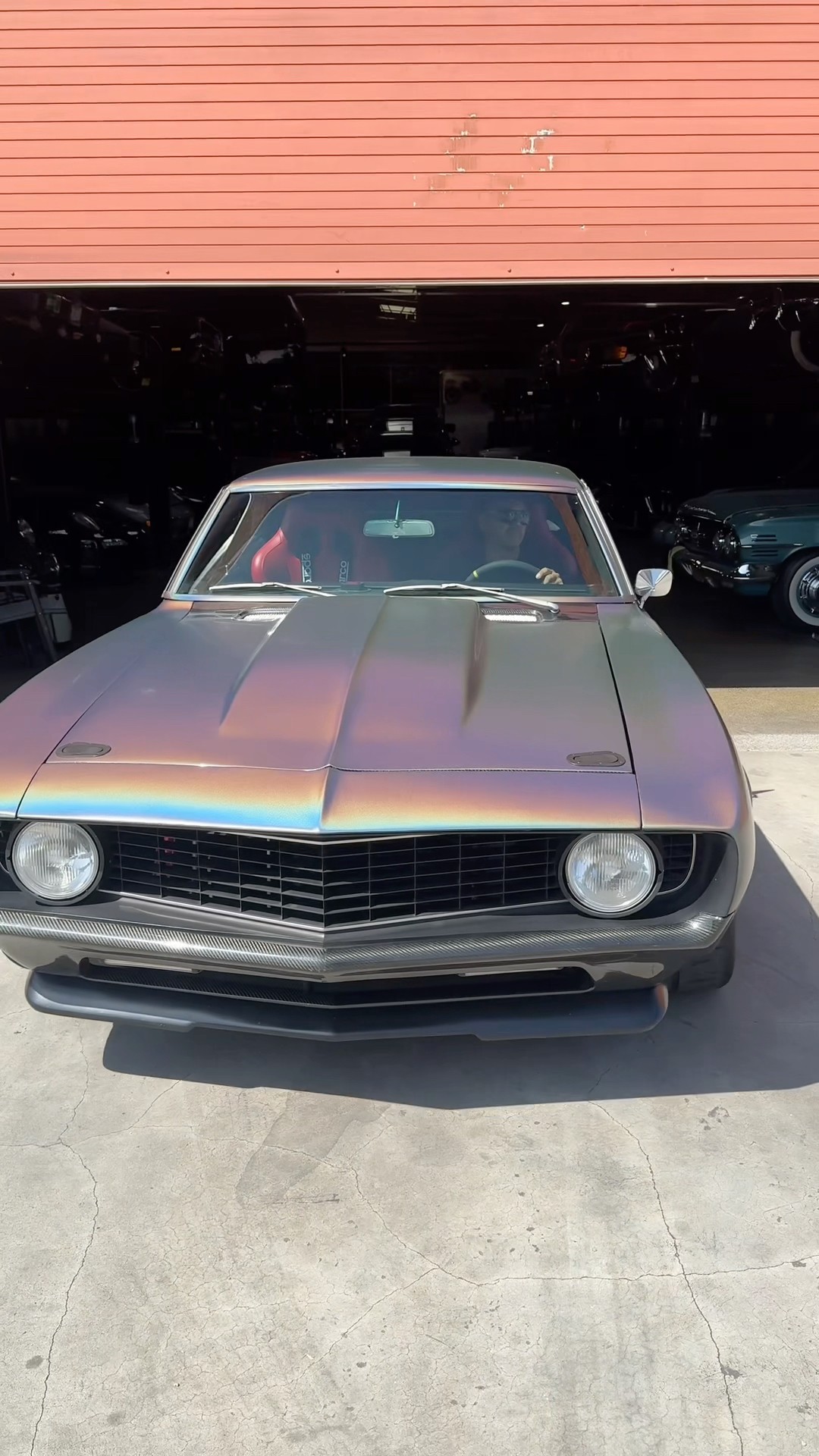 This LS7-powered '69 Camaro rolls out in rare color