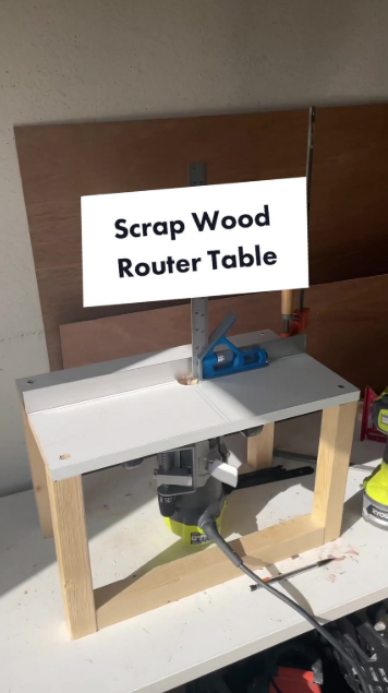 A clever DIY router table for woodworkers