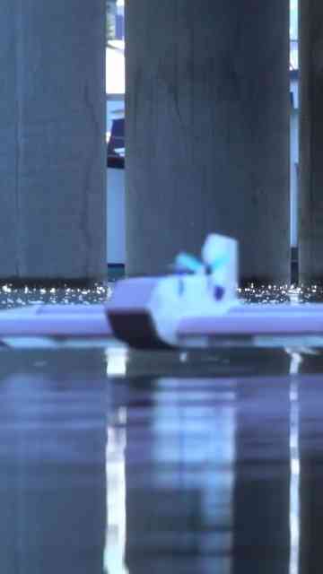 Innovative hydrofoil ground effect RC vehicle test