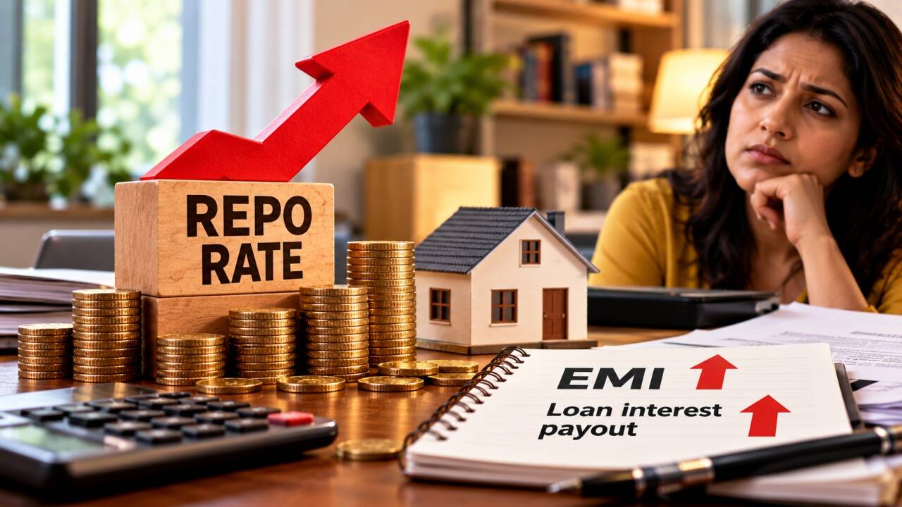 What does RBI's repo rate hike mean for your EMIs and loan payout?