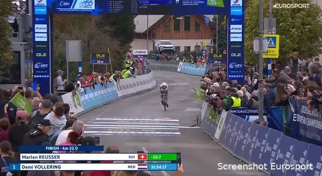Dominant Reusser wins the elite women's European Championship time ...