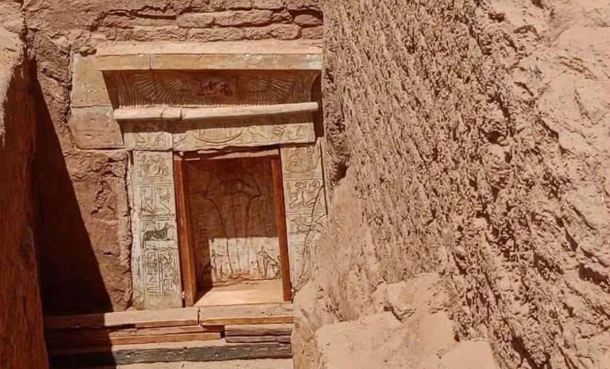This Egyptian tomb was built for a husband and wife, but something was ...