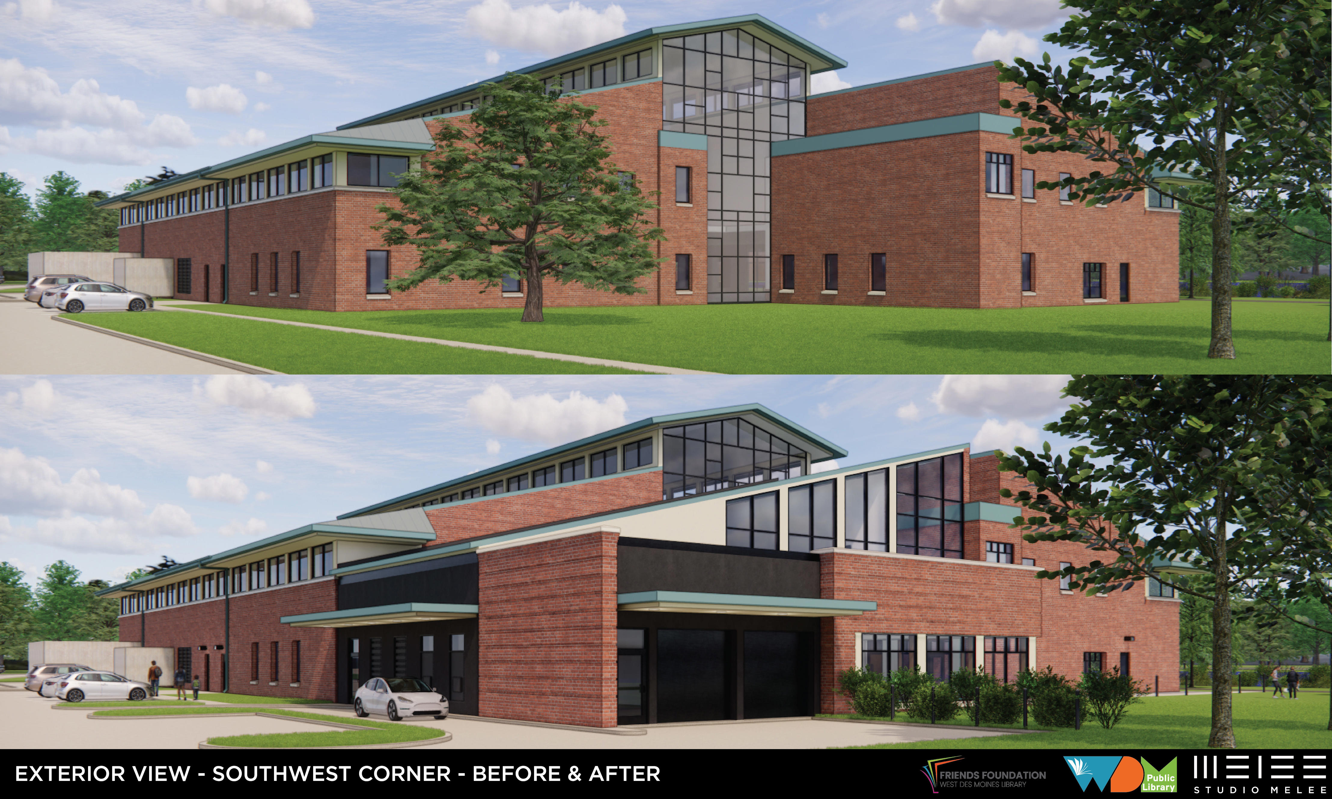 West Des Moines library expansion to include drive-thru book drop-off