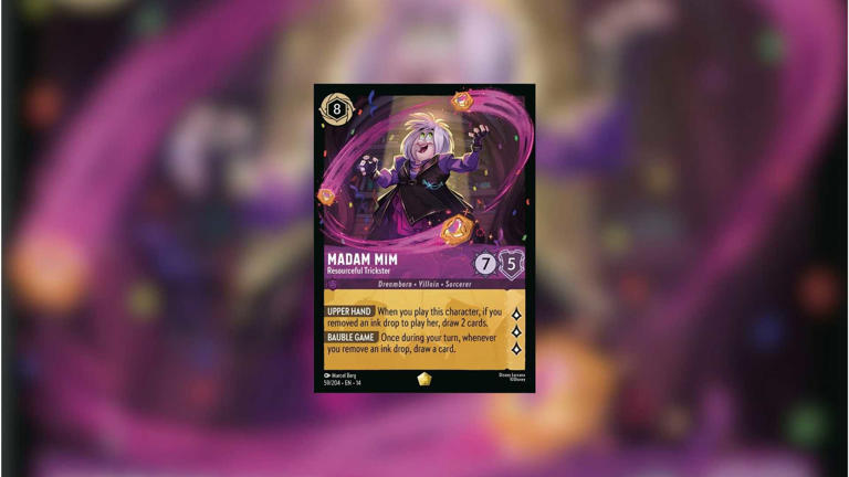 5 greatest Disney Lorcana ink drop cards from Hyperia City