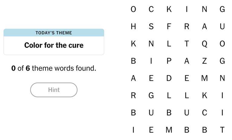 Today's NYT Strands hints (and answer) for Wednesday, October 7, 2026