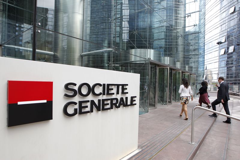 European bank shares fall as bond yields surge, spreads widen