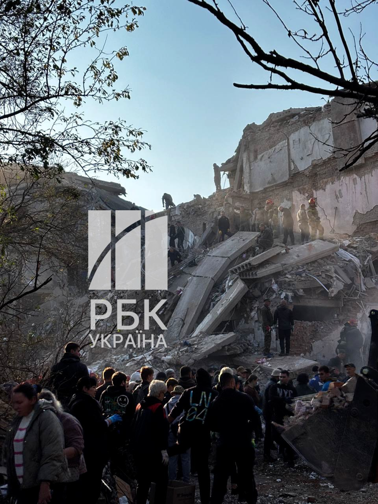 Russian strike hits Ukraine's Pryluky: Apt buildings destroyed, people ...