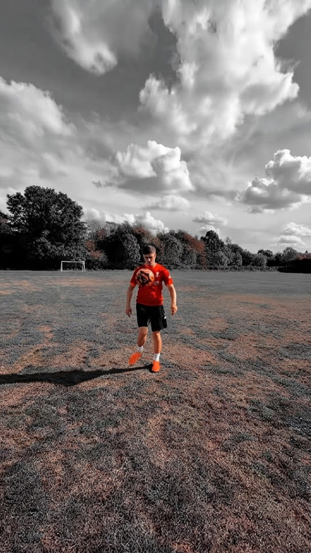 POV playing football with that one bro