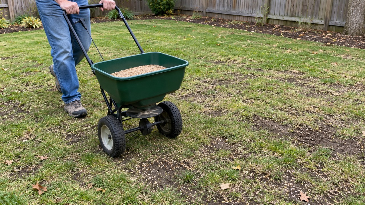 How to get fuller grass by overseeding your lawn in fall