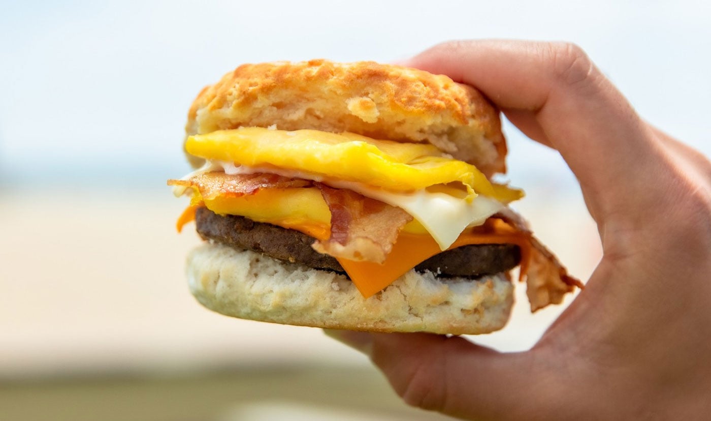 10 unhealthiest fast-food breakfast sandwiches in America