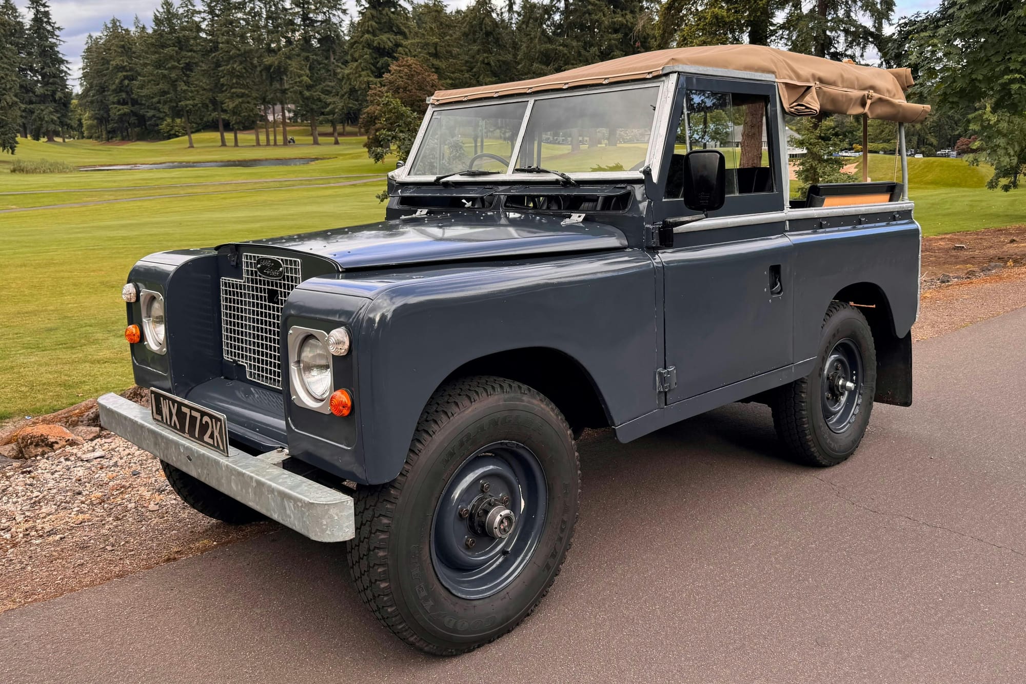 1971 Land Rover 88 Series IIA in RAF blue is a crossover classic built ...