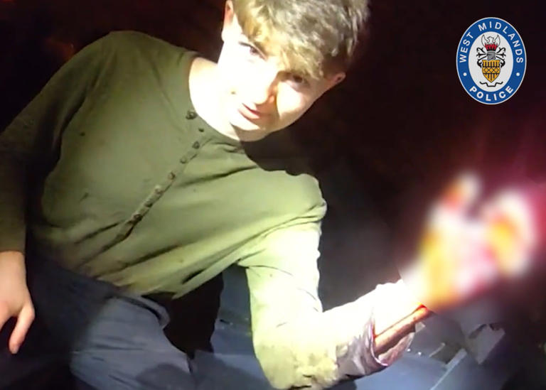 Footage shows Dexter 'kill room' murderer's hospital bed arrest