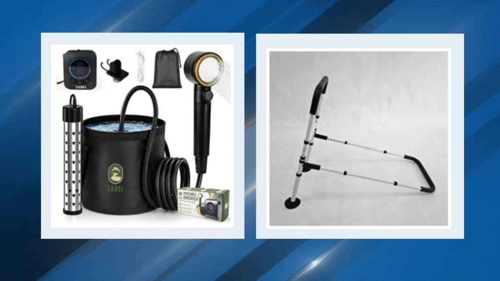 Adult bed rails and portable camping showers recalled over asphyxiation ...