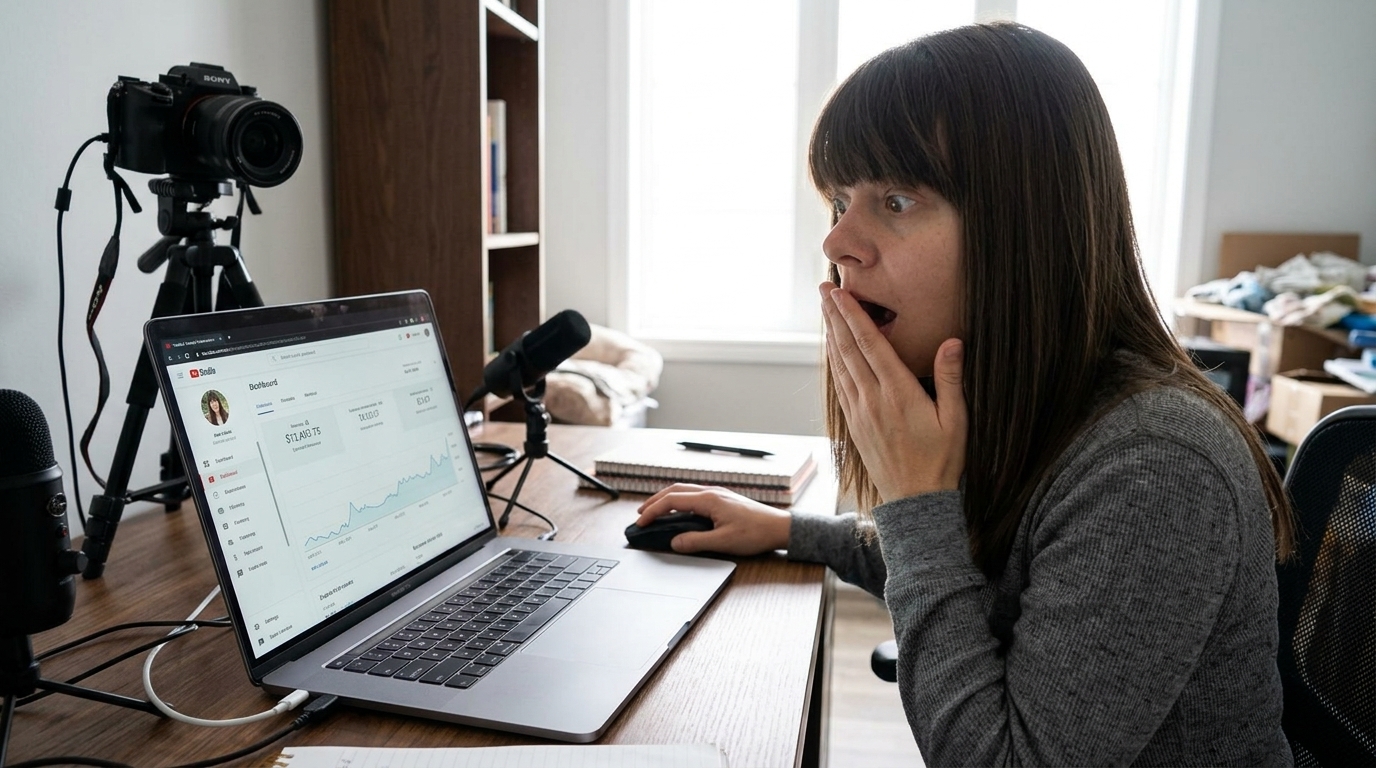 First month monetized on YouTube earns surprising revenue