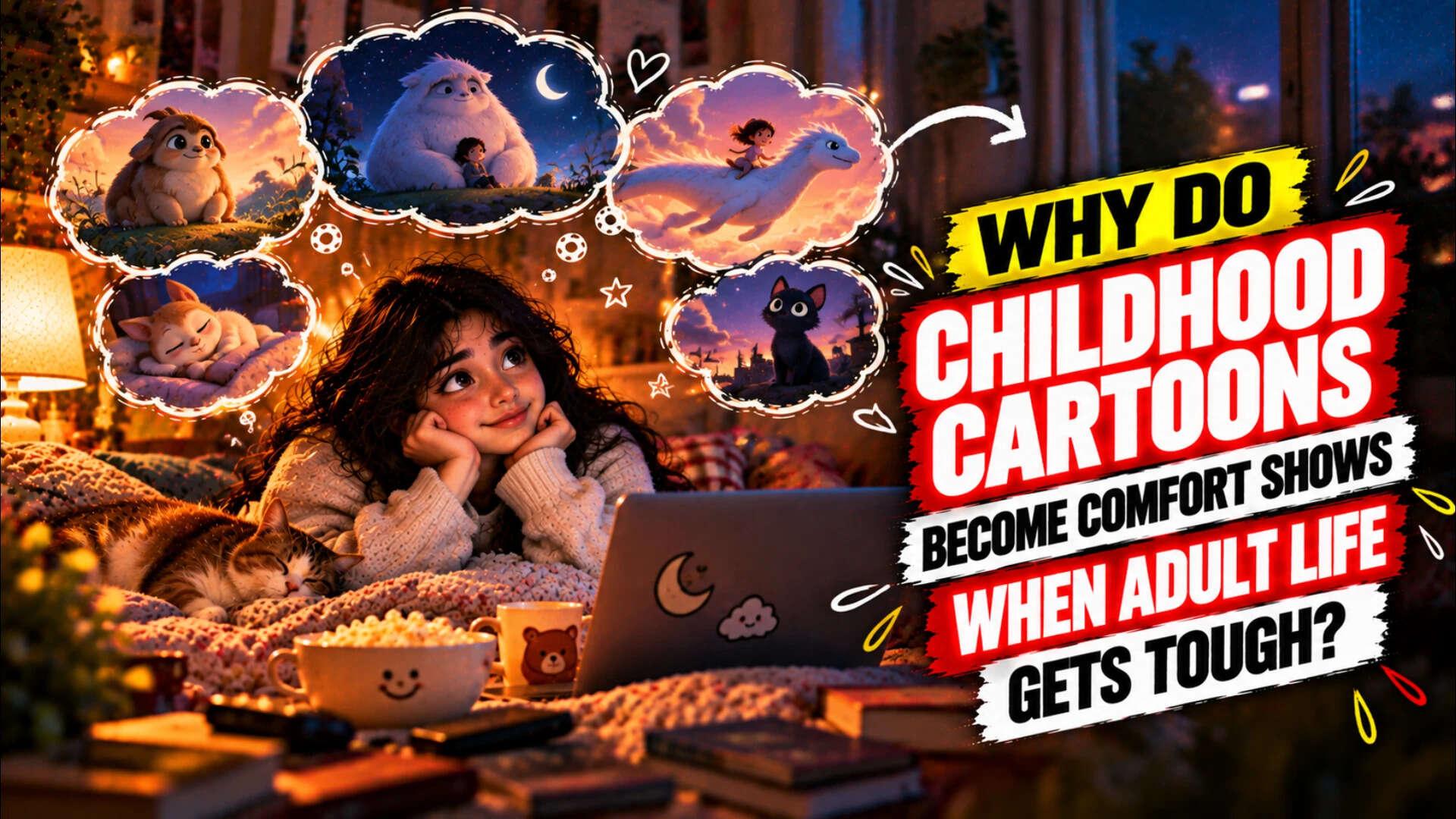 Why do we rewatch childhood cartoons when life feels stressful?