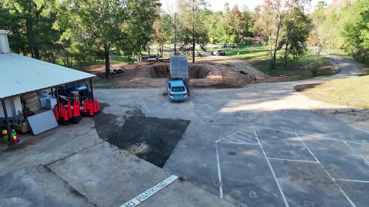 Even a Hummer couldn't clear this giant speed bump - but one unusual ...