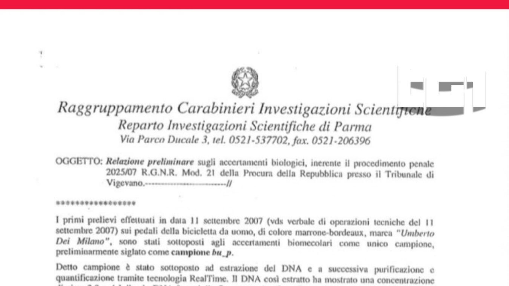L’esclusiva del Tg1 sul delitto di Garlasco: spunta il test occultato ...