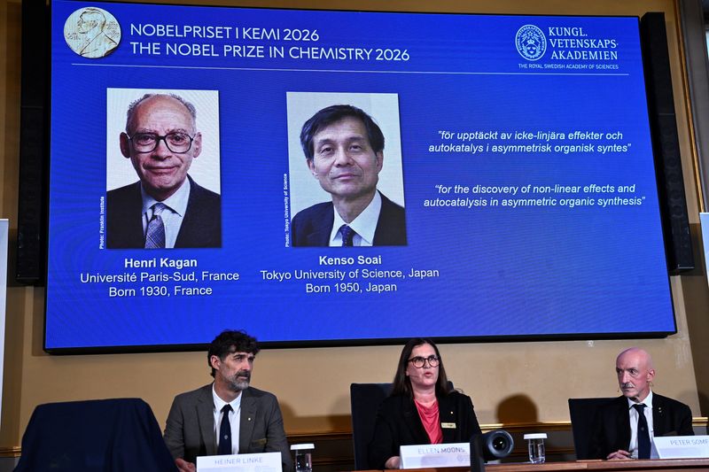 Kagan and Soai win 2026 Nobel Chemistry Prize for single molecular ...