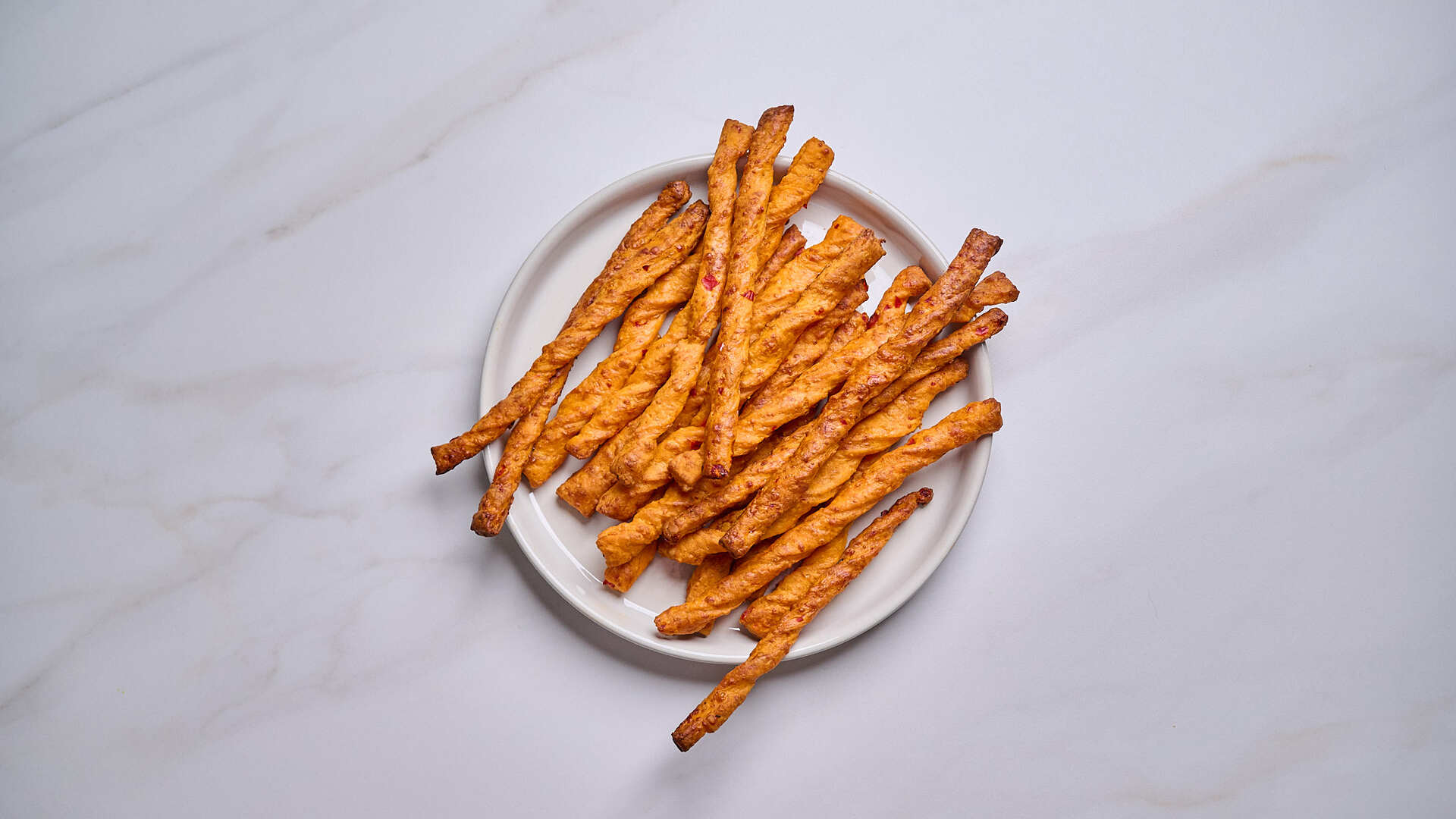 Spicy arrabbiata-style cheese straws recipe