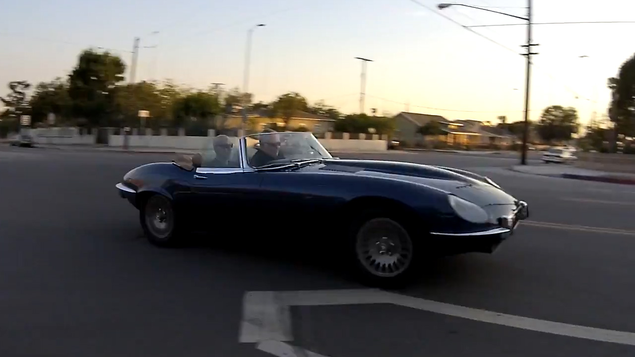 $300k 500-horsepower '69 Jaguar E-Type roaring in the street