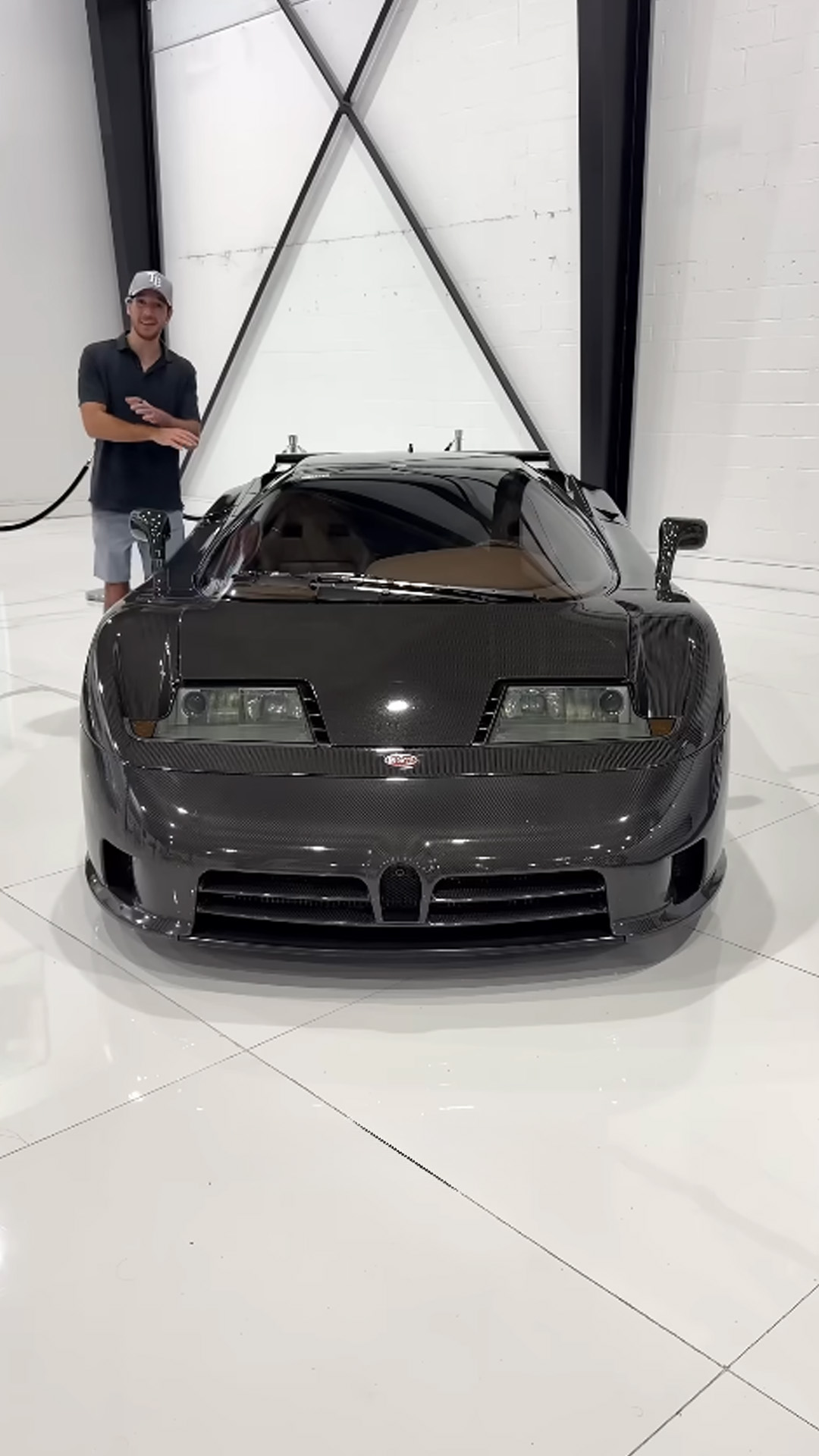 Exploring a rare 705 HP Bugatti EB110 hypercar