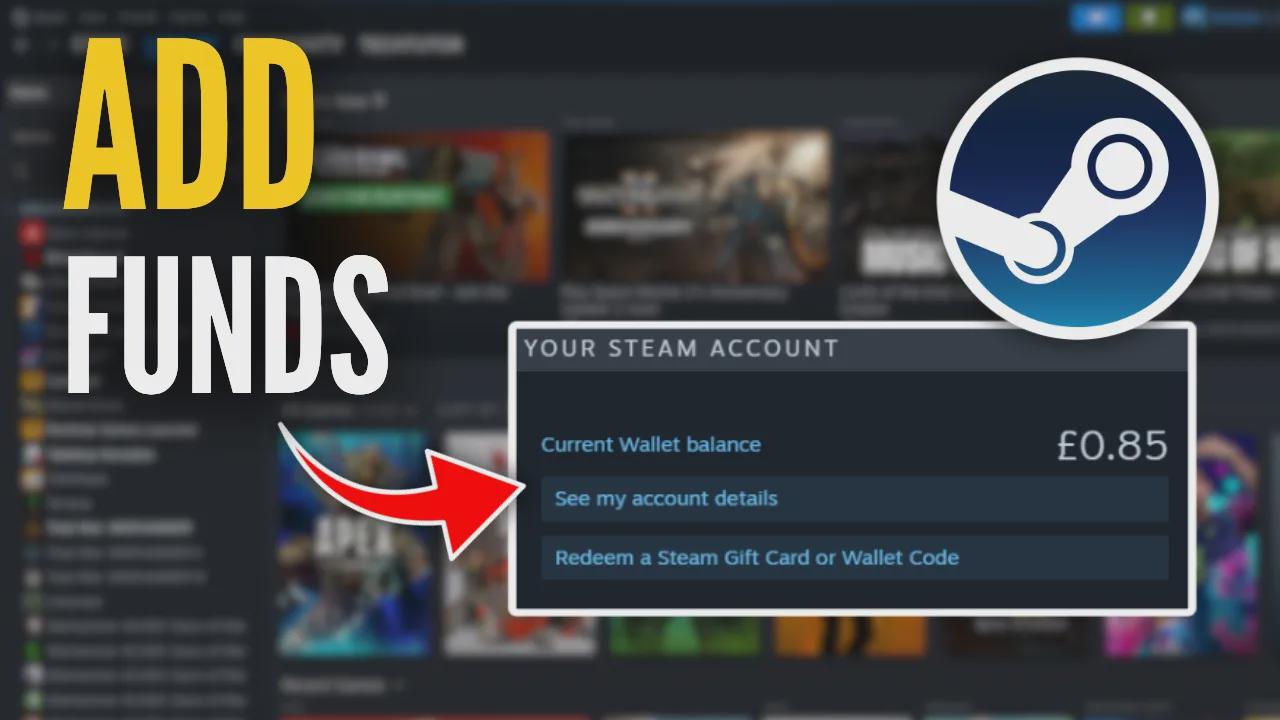 How to add funds to Steam wallet