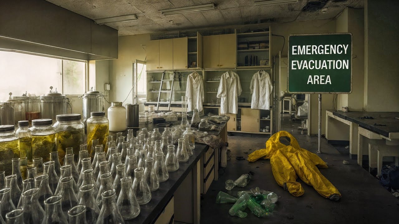 The abandoned laboratory evacuated in a hurry - experiments still ...