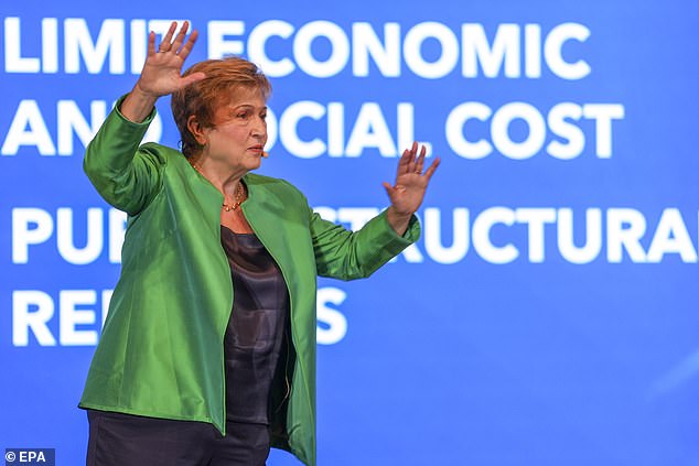 IMF managing director Kristalina Georgieva said 'tough political choices' were needed