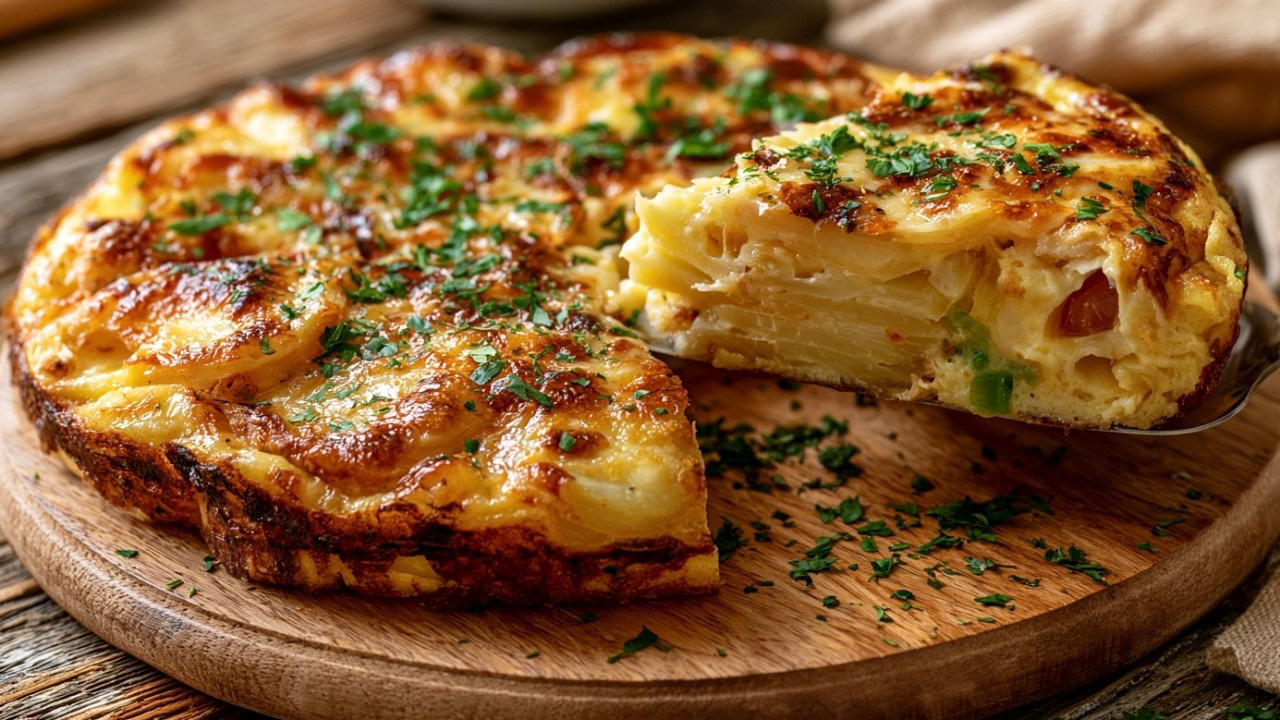 I make this potato and egg skillet when I need a quick dinner! So easy ...