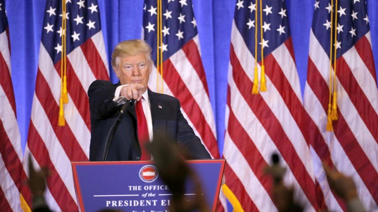Donald Trump waves off reporter pressing him on 'let them take out Los ...